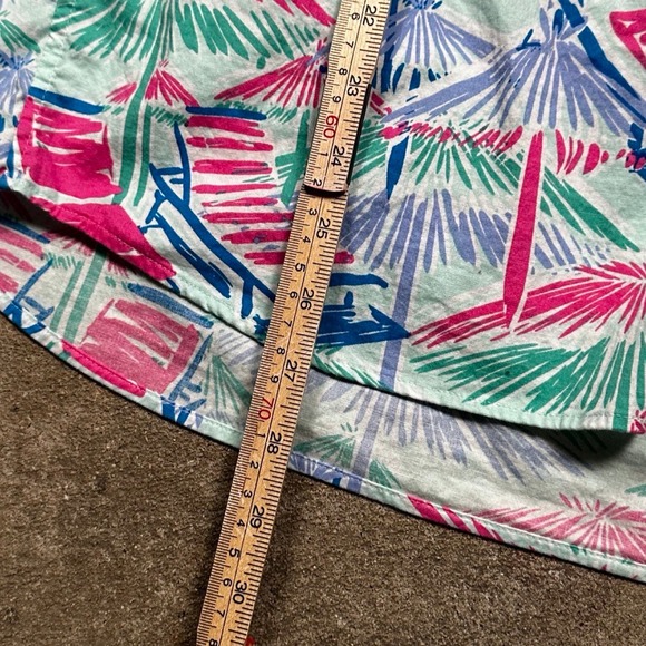 Vineyard Vines All Over Print Palm Tree Beach Button Up Shirt - Picture 5 of 5